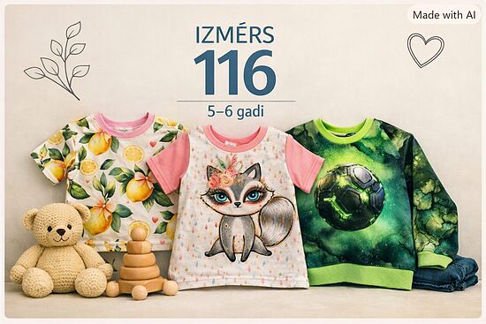 116 izmērs(Uz vasaras tirdziņu sezonu izņemts)