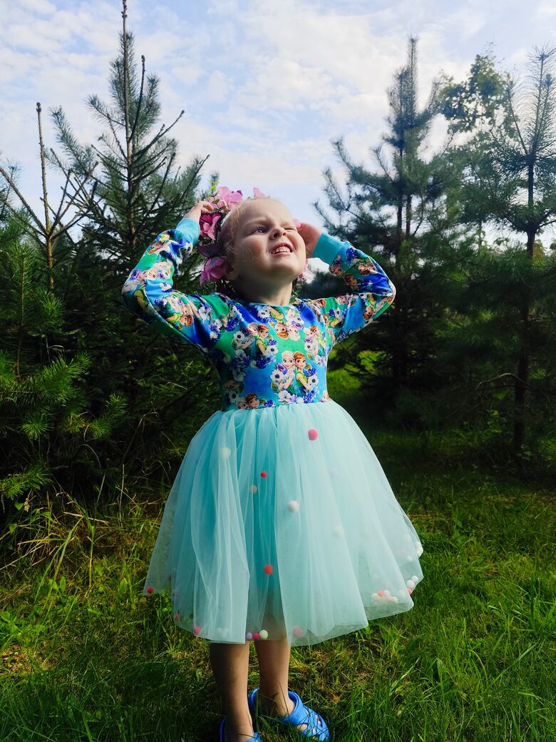 Kleita ”Elza un Anna” bumbiņkleita