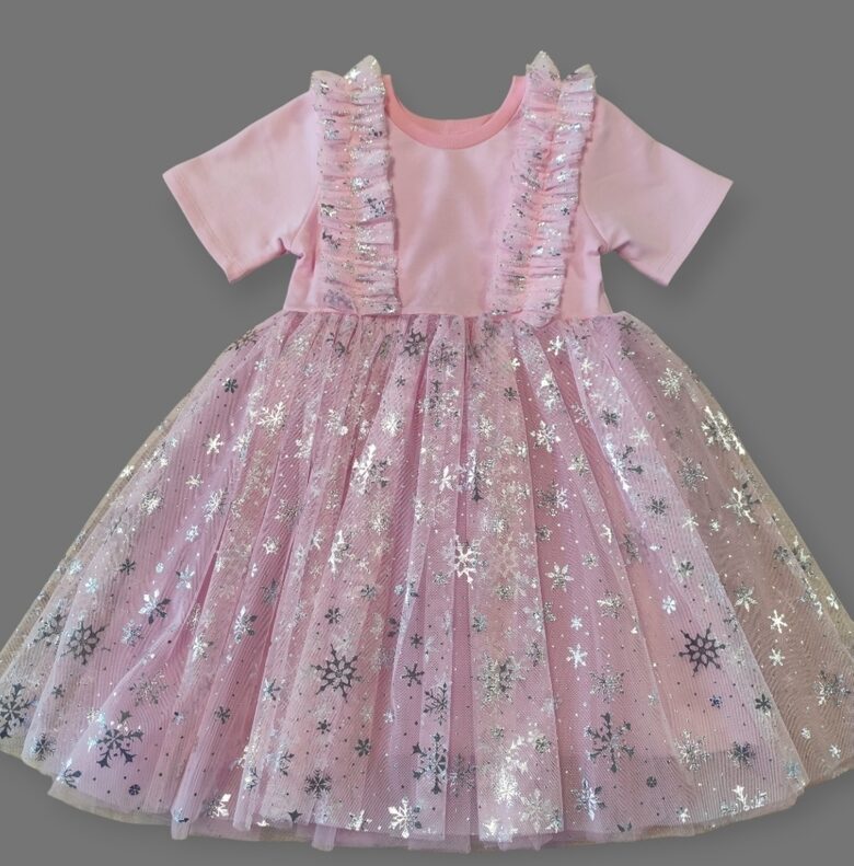 Kleita ”Sniegpārsliņa” Rozā 