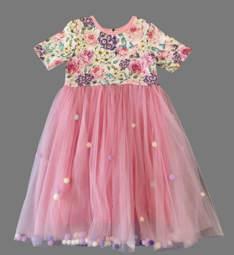 Bumbiņkleita "Ziedi" 