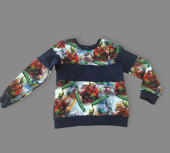 Džemperis "Minecraft" zils