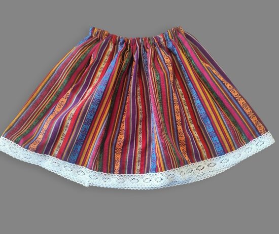 Svārciņi"Tautiskie" sarkani