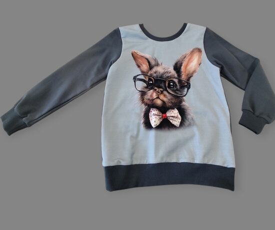 Džemperis "Zaķēns ar brillēm"