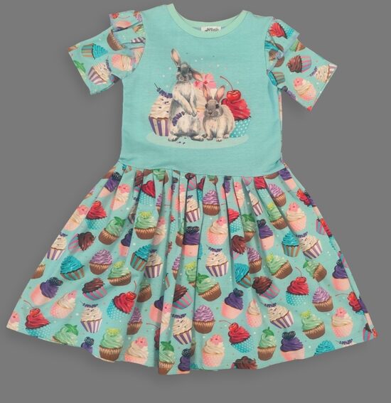 Kleita "Zaķi un keksiņi" 