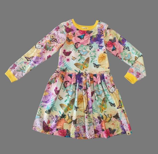 Kleita  "Krāsainie taureņi"