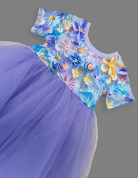 Kleita "Krāsainie ziedi"  