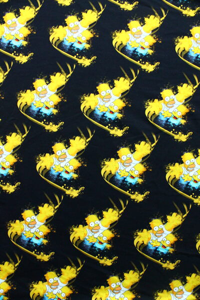 „ the Simpsons ” (cena par 0,5m)